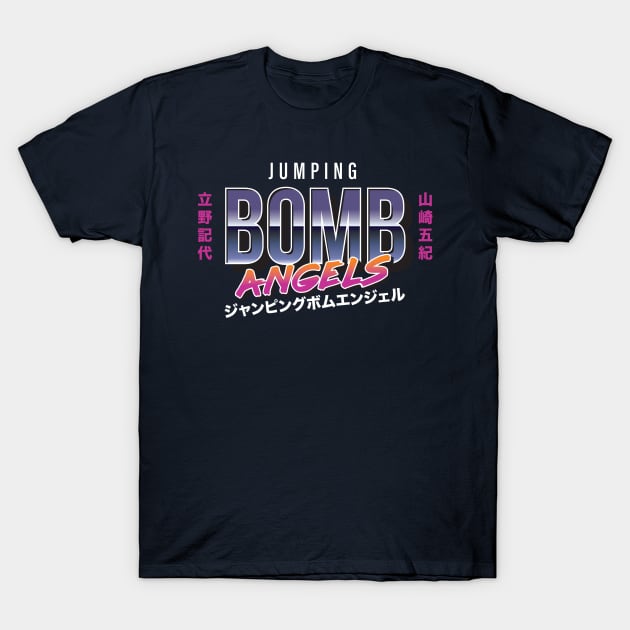 Jumping Bomb Angels T-Shirt by Mark Out Market